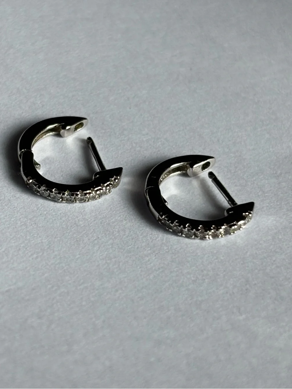 Pavoi CZ hoop earrings